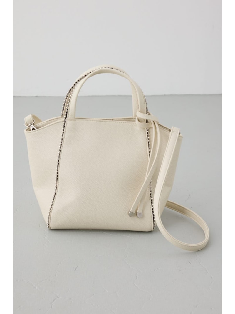 ボールチェーンミニトートバッグ AZUL BY MOUSSY アズールバイマウジー バッグ その他のバッグ イエロー ブラック【送料無料】 Rakuten Fashion
