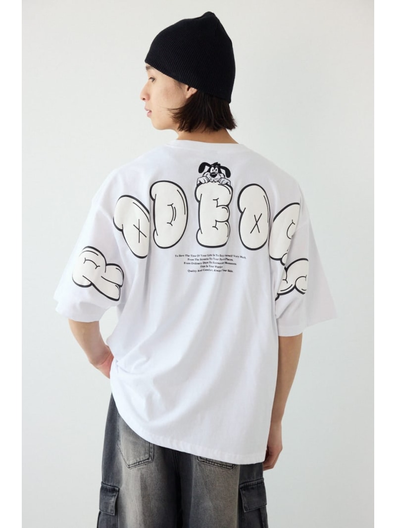 Rakuten - 【SALE／10%OFF】DOGGIE ロゴTシャツ RODEO CROWNS WIDE BOWL ロデオクラウンズワイドボウル トップス カットソー・Tシャツ ブラック ホワイト【RBA_E】[Rakuten Fashion]