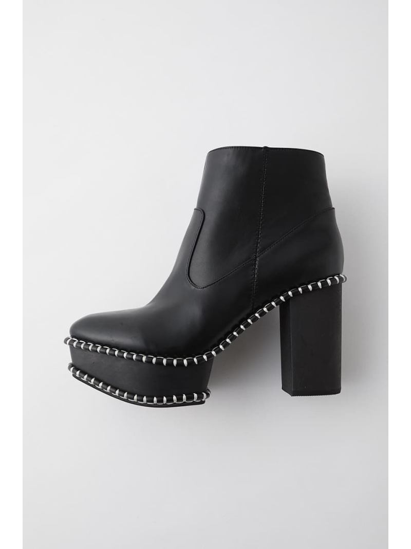 WOOD SOLE ブーツ MOUSSY マウジー シューズ・靴 ブーツ ブラック【送料無料】[Rakuten Fashion]