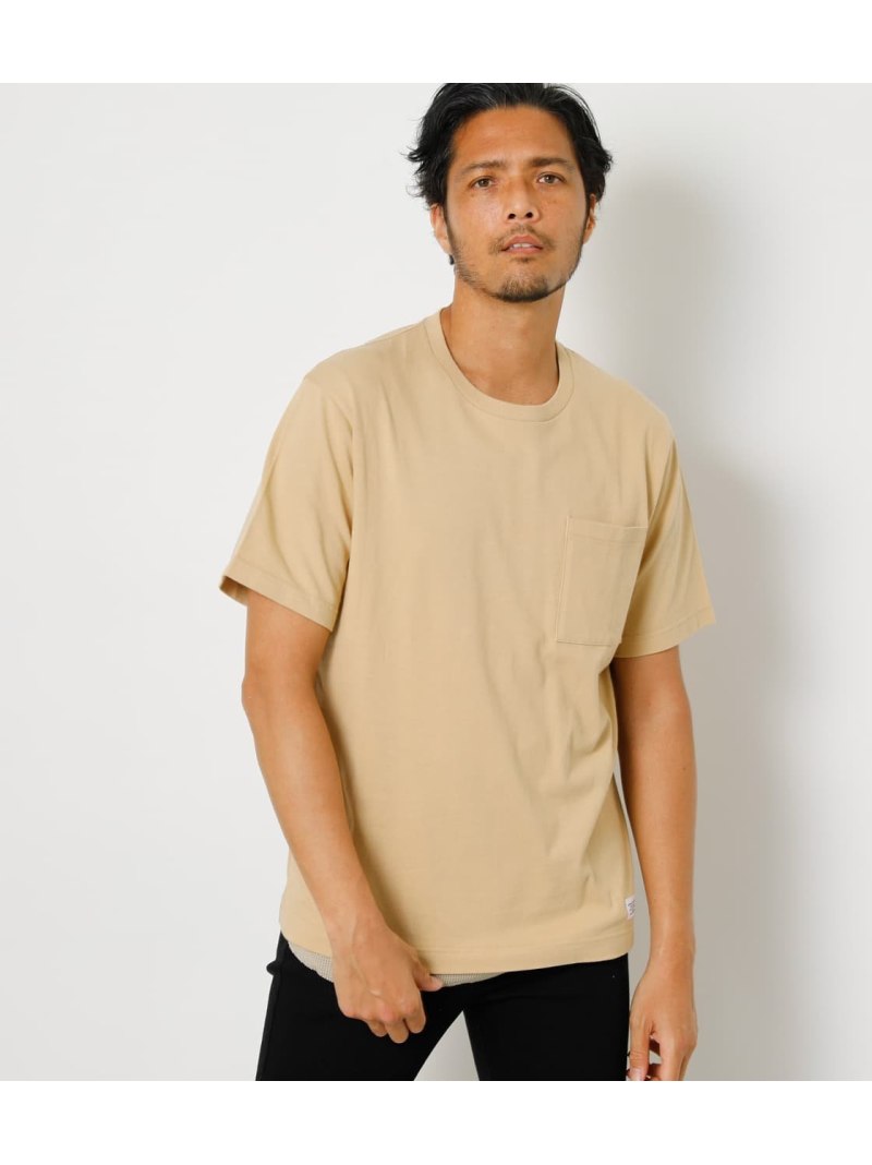 Azul By Moussy メンズ カットソー アズールバイマウジー Color Pigment Tシャツ ホワイト Fashion Like ピンク Tee Pocket 在庫一掃 Rakuten