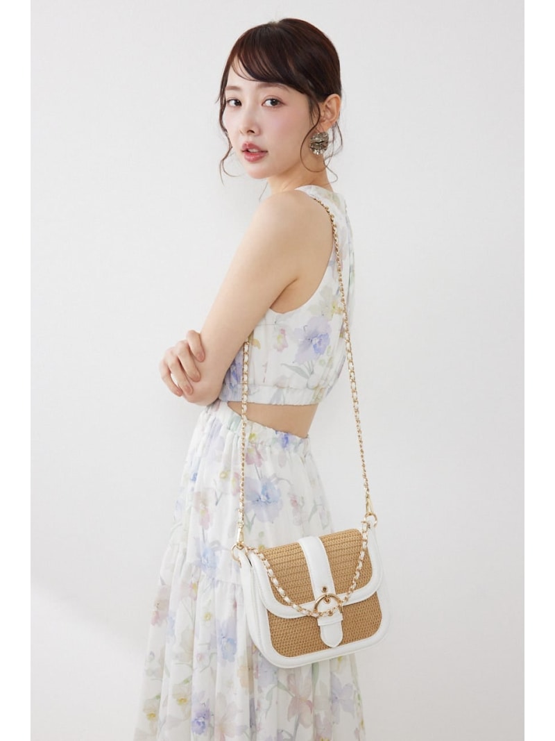 Rakuten - ベルトディティールバッグ rienda リエンダ バッグ その他のバッグ ホワイト【送料無料】[Rakuten Fashion]