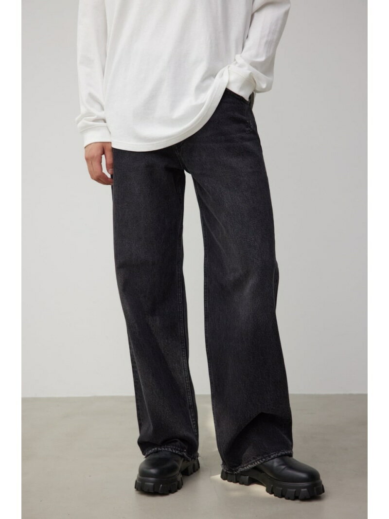 AZUL DENIM ワイド AZUL BY MOUSSY アズールバイマウジー パンツ ジーンズ・デニムパンツ ブルー ブラ..