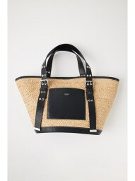 RAFFIA TOTE バッグ MOUSSY マウジー バッグ その他のバッグ ホワイト【送料無料】[Rakuten Fashion]