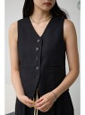 【SALE/60%OFF】コンパクトジレ AZUL BY MOUSSY アズールバイマウジー トップス ベスト・ジレ ブラック ホワイト ブラウン【RBA_E】...