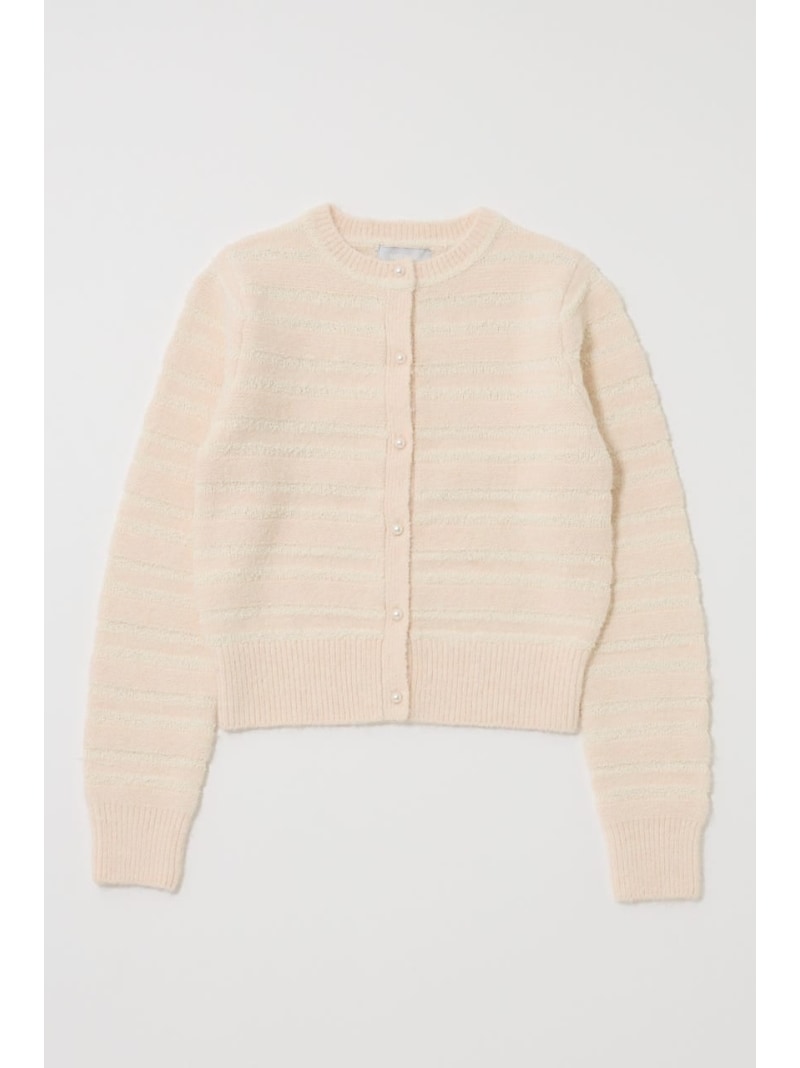 【SALE／50%OFF】SHADOW STRIPE KNIT カーデ�