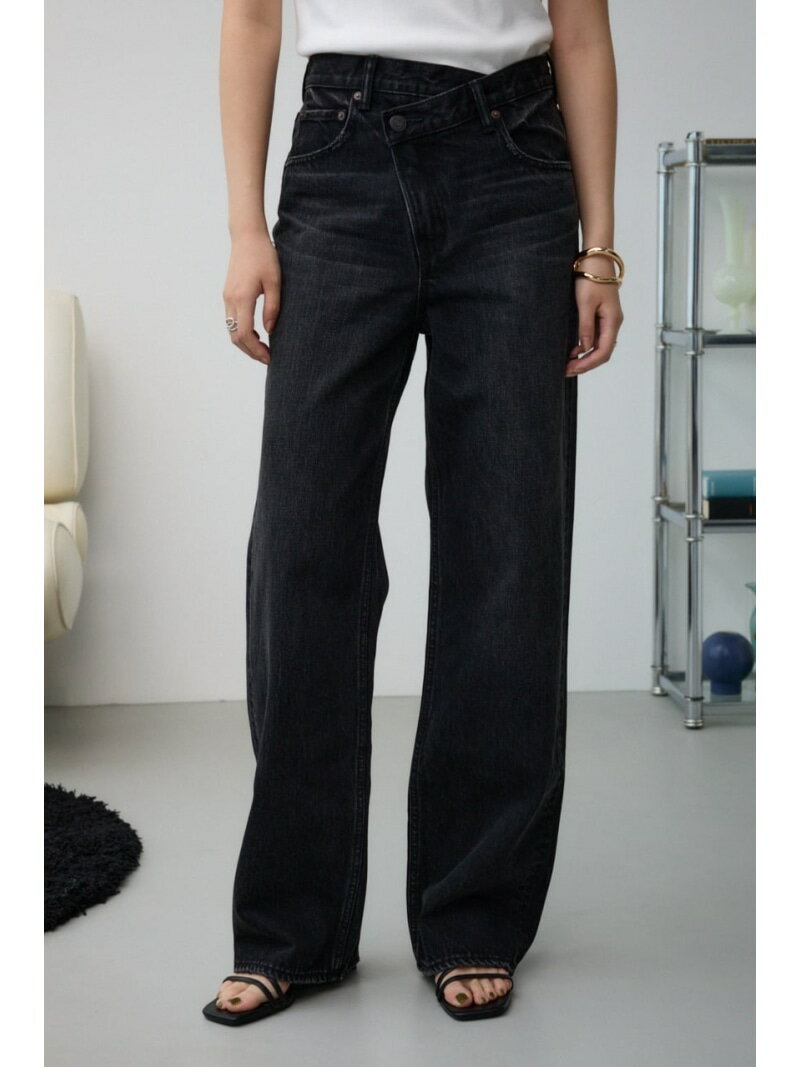 AZUL DENIM オーバーラップデニム AZUL BY MOUSSY アズールバイマウジー パンツ ジーンズ・デニムパンツ ブルー ブラック【送料無料】[Rakuten Fashion]のサムネイル