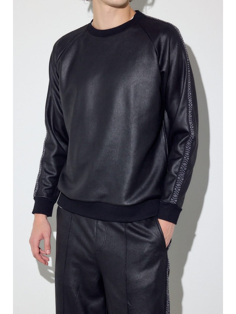 【SALE／40%OFF】フェイクレザーライ�