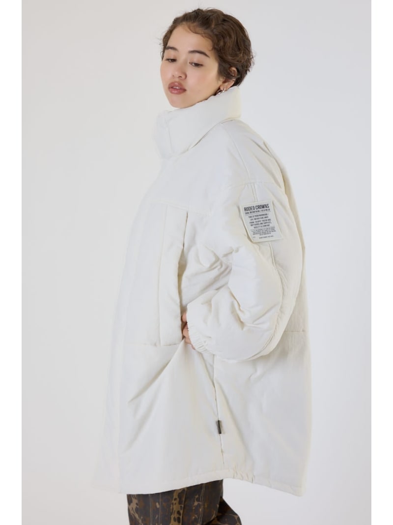 ロングモンスターコート RODEO CROWNS WIDE BOWL ロデオクラウンズワイドボウル ジャケット・アウター その他のジャケット・アウター ブラック ブラウン カーキグリーン【送料無料】[Rakuten Fashion]