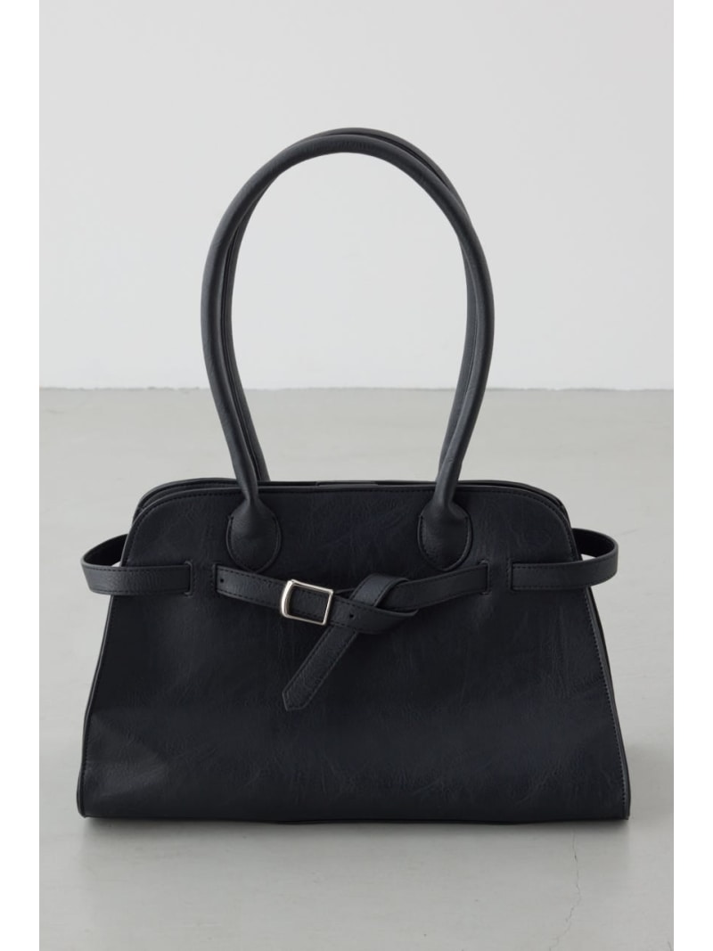 メタルパーツベルトハンドバッグ AZUL BY MOUSSY アズールバイマウジー バッグ その他のバッグ ブラック【送料無料】[Rakuten Fashion]