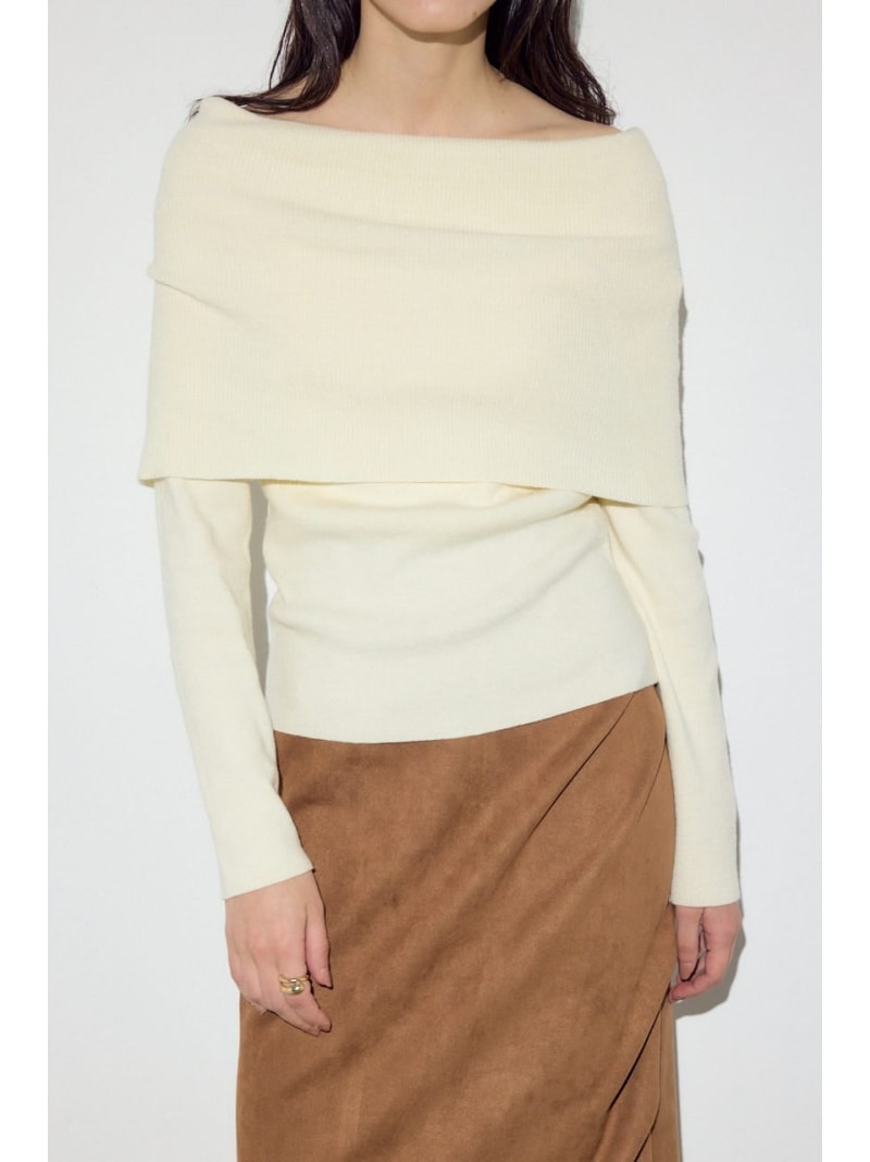 樂天商城 - 【SALE／40%OFF】オフショルニットトップス AZUL BY MOUSSY アズールバイマウジー トップス ニット グレー ブラック ブラウン【RBA_E】[Rakuten Fashion]