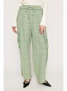 【SALE/60%OFF】SPRING TWEED CARGO パンツ SLY スライ パンツ その他のパンツ グリーン ホワイト【RBA_E】【送料無料】[R...