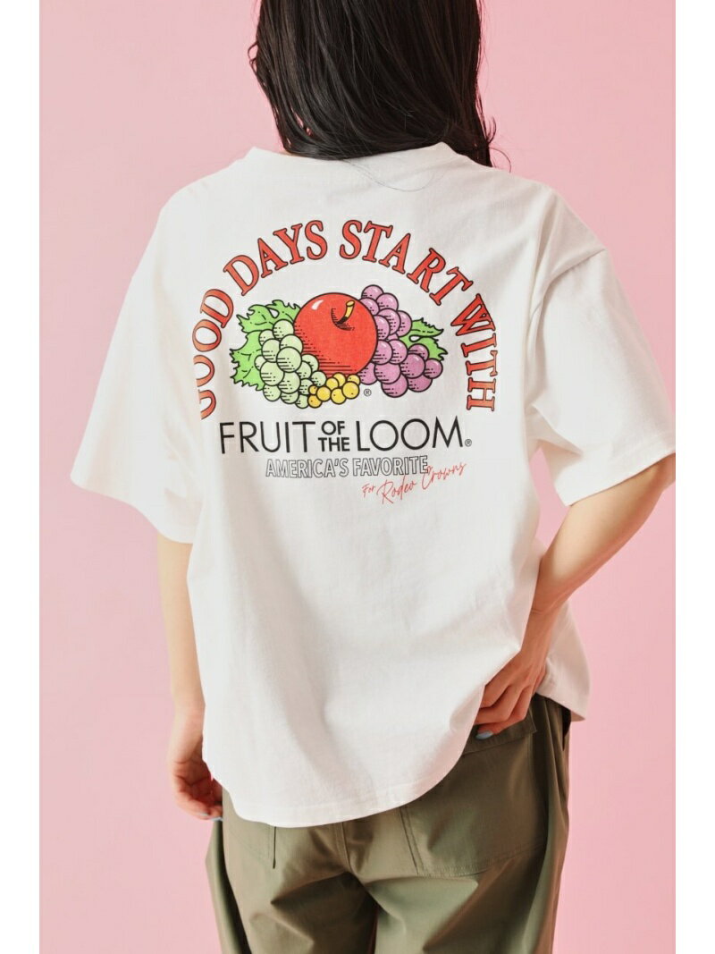 ロデオクラウンズ トップス レディース 【SALE／30%OFF】FOTL フルーツロゴ Tシャツ RODEO CROWNS WIDE BOWL ロデオクラウンズワイドボウル トップス カットソー・Tシャツ ホワイト ブラック イエロー【RBA_E】[Rakuten Fashion]