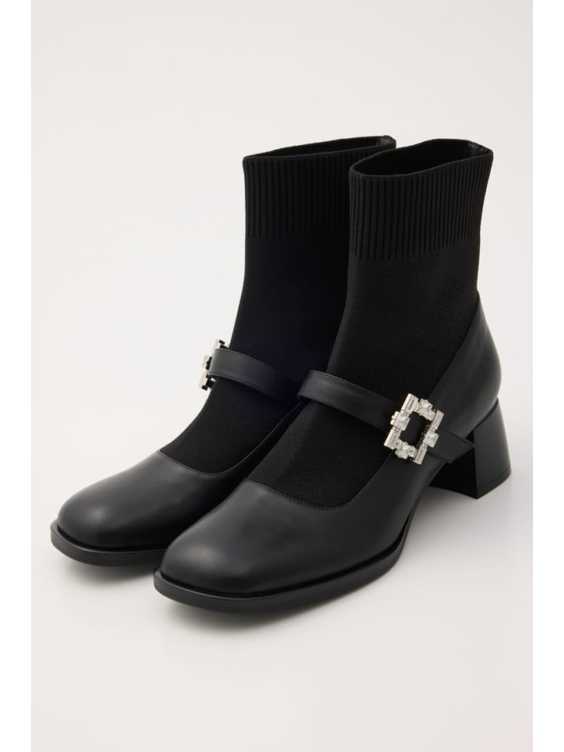 Rakuten - 【SALE／21%OFF】リコニットコンビブーツ STACCATO スタッカート シューズ・靴 ブーツ ブラック【RBA_E】【送料無料】[Rakuten Fashion]