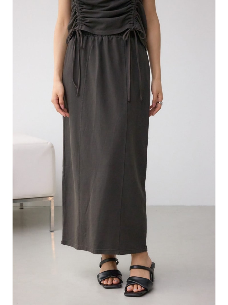 Rakuten - 【SALE／50%OFF】ヴィンテージライクスカート AZUL BY MOUSSY アズールバイマウジー スカート ロング・マキシスカート グレー ピンク ブラック【RBA_E】[Rakuten Fashion]