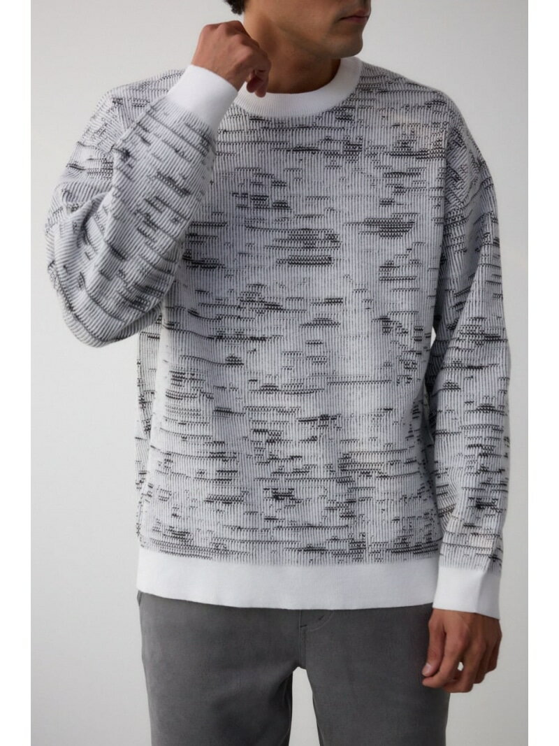 Rakuten - 【SALE／50%OFF】コントラストジャガードニット AZUL BY MOUSSY アズールバイマウジー トップス ニット ホワイト ブラック【RBA_E】[Rakuten Fashion]