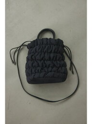 shirring mini bag BLACK BY MOUSSY ブラックバイマウジー バッグ その他のバッグ ブラック【送料無料】[Rakuten Fashion]