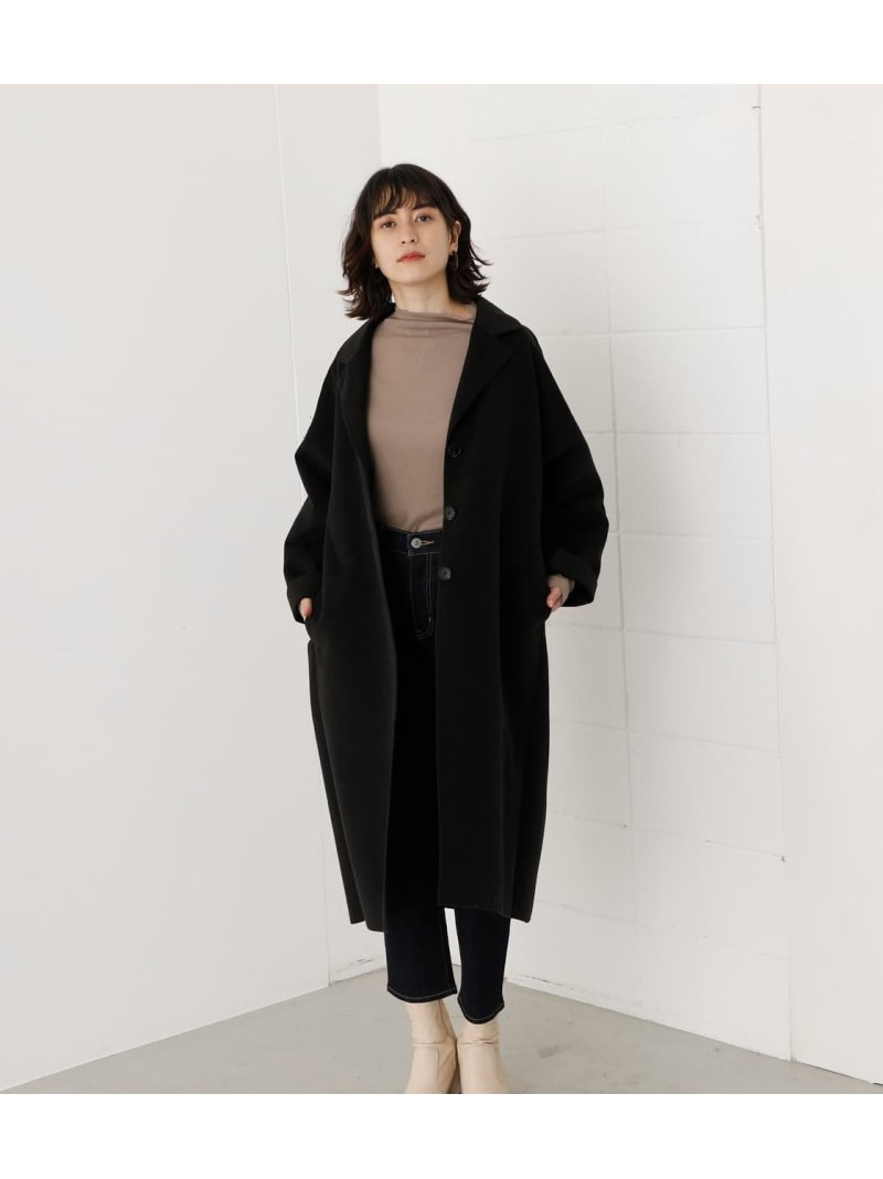 【SALE／40%OFF】LOOSE CHESTER REVER COAT AZUL BY MOUSSY アズールバイマウジー ジャケット・アウター その他のジャケット・アウター パープル ベージュ ブラック ホワイト【RBA_E】【送料無料】[Rakuten Fashion]