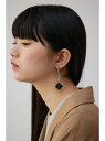 アクリル*メタルアシンメトリーピアス AZUL BY MOUSSY アズールバイマウジー アクセサリー・腕時計 その他のアクセサリー・腕時計 ホワイト ブラウン...