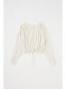 【SALE/50%OFF】花柄刺繍ブラウス リサイクルポリエステル使用 MOUSSY マウジー トップス シャツ・ブラウス ブラック ホワイト【RBA_E】【送...