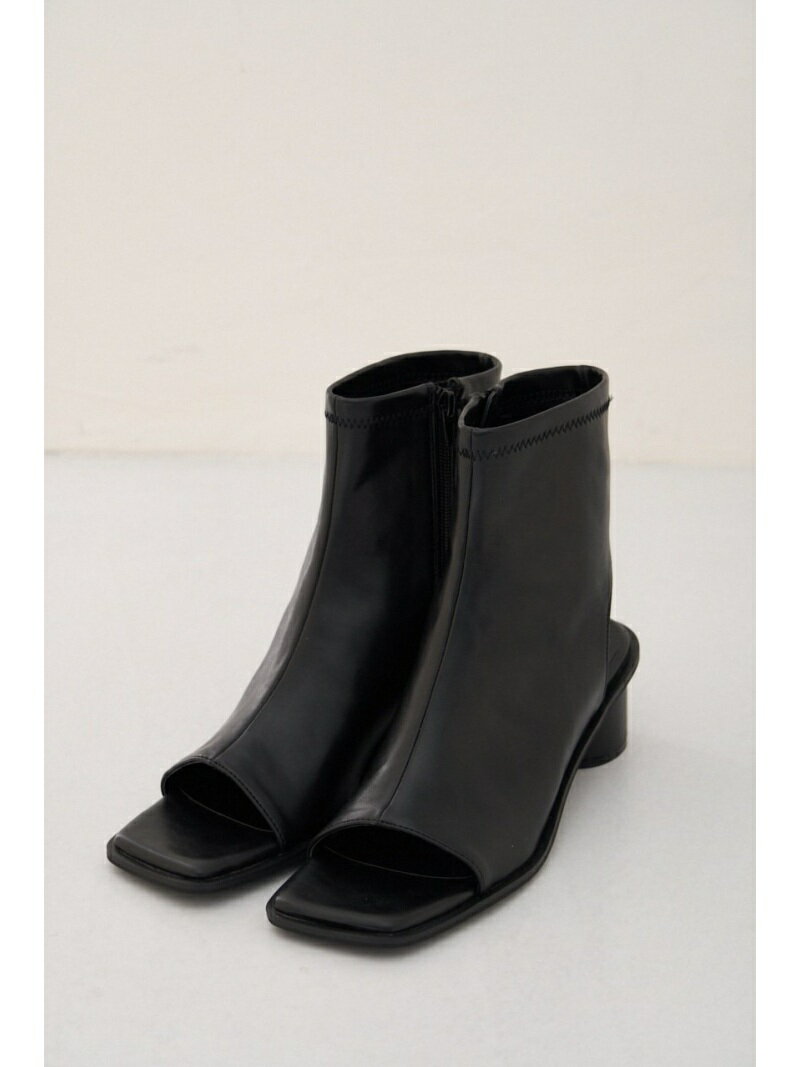 マウジー ブーツ レディース SQUARE TOE SANDAL BOOTS AZUL BY MOUSSY アズールバイマウジー シューズ・靴 ブーツ ブラック【送料無料】[Rakuten Fashion]