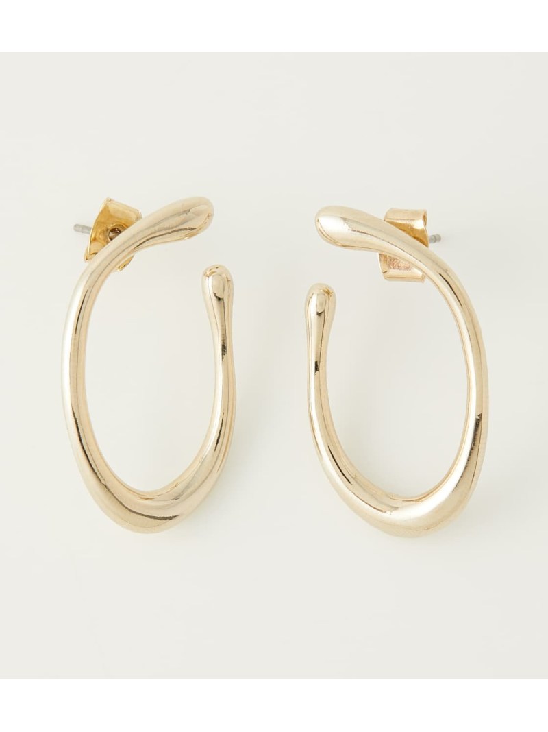 【SALE／50%OFF】ROUND NUANCE EARRINGS AZUL BY MOUSSY アズールバイマウジー アクセサリー・腕時計 その他のアクセサリー・腕時計 ゴールド ブラック【RBA_E】[Rakuten Fashion]