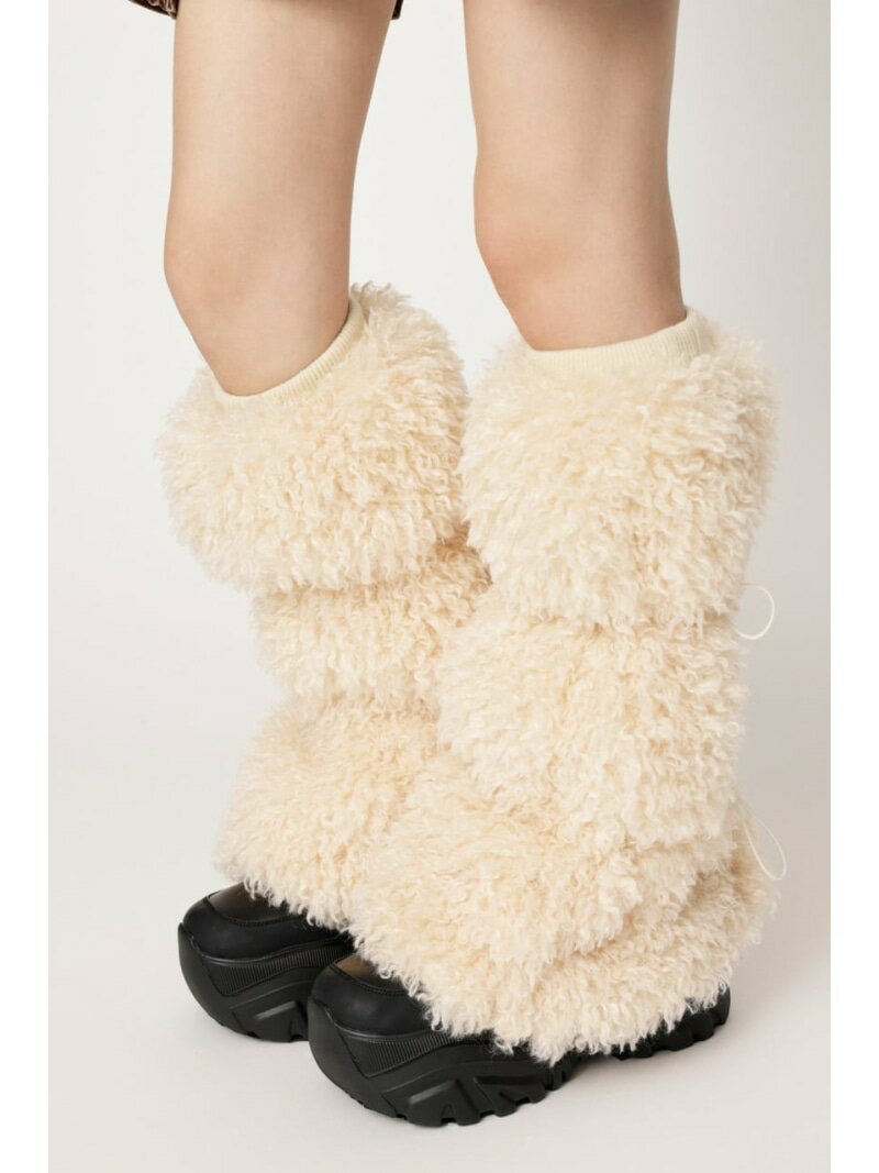 F/FUR LEG WARMER SLY スライ 靴下・レッグウェア その他の靴下・レッグウェア ホワイト【送料無料】[Rakuten Fashion]のサムネイル
