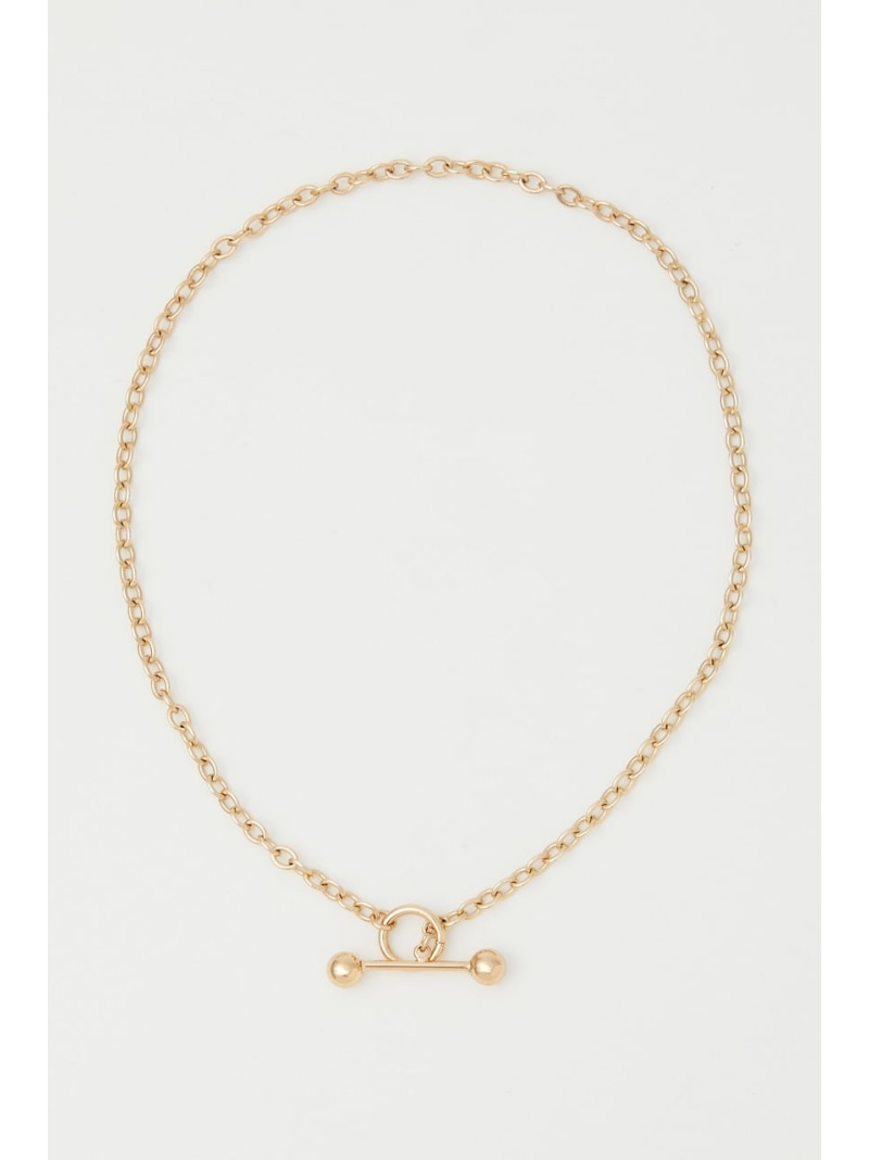 【SALE／50%OFF】CIRCLE BAR CHAIN ネックレス SLY スライ アクセサリー・腕時計 ネックレス ゴールド ブラック【RBA_E】[Rakuten Fashion]