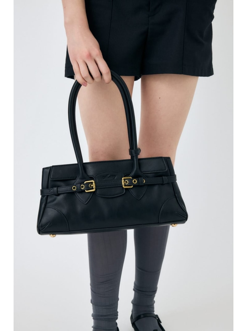 NARROW BELTED 90s ショルダーバッグ MOUSSY マウジー バッグ その他のバッグ ブラック ブラウン【送料無料】[Rakuten Fashion]