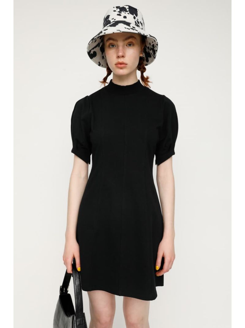 TUCK SLEEVE M/ワンピース SLY スライ ワンピース・ドレス その他のワンピース・ドレス グレー ブルー ブラック【送料無料】[Rakuten Fashion]のサムネイル