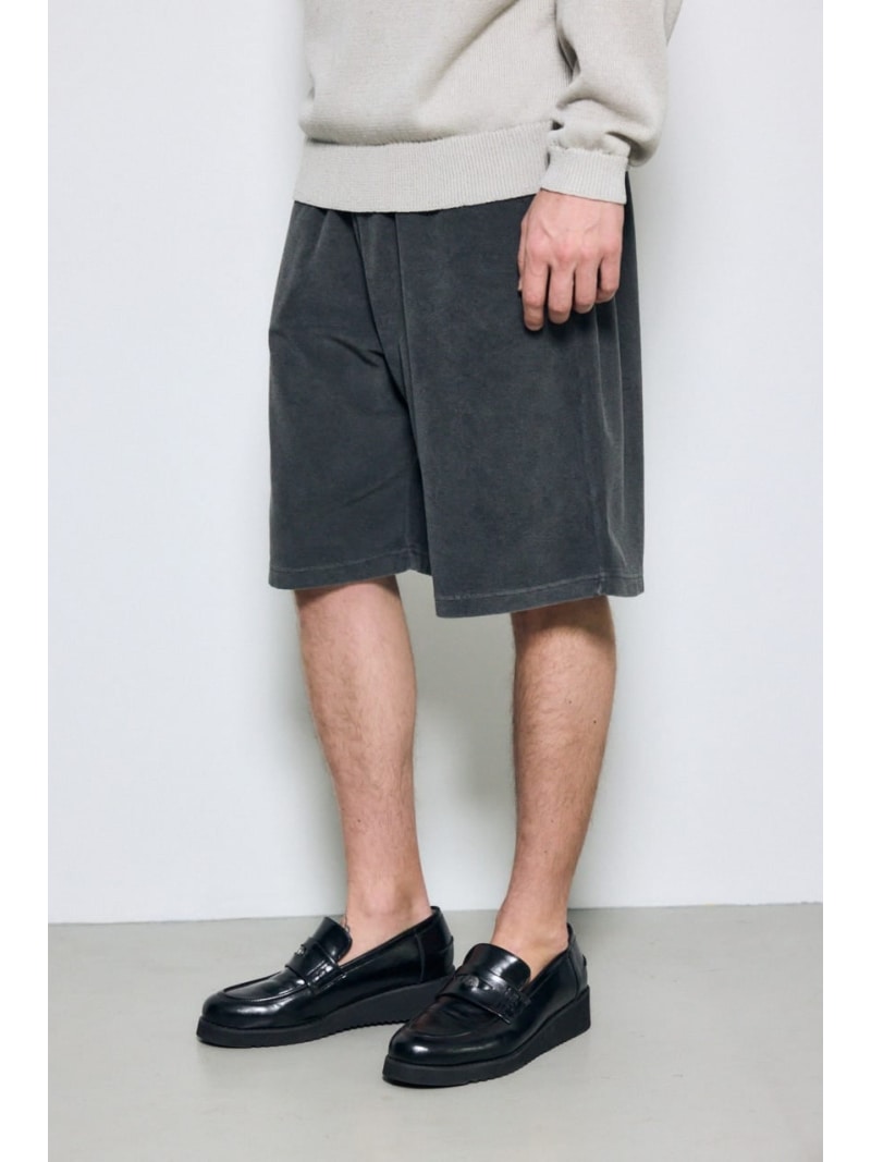 樂天商城 - パイルショートパンツ AZUL BY MOUSSY アズールバイマウジー パンツ その他のパンツ ブラック カーキグリーン【送料無料】[Rakuten Fashion]
