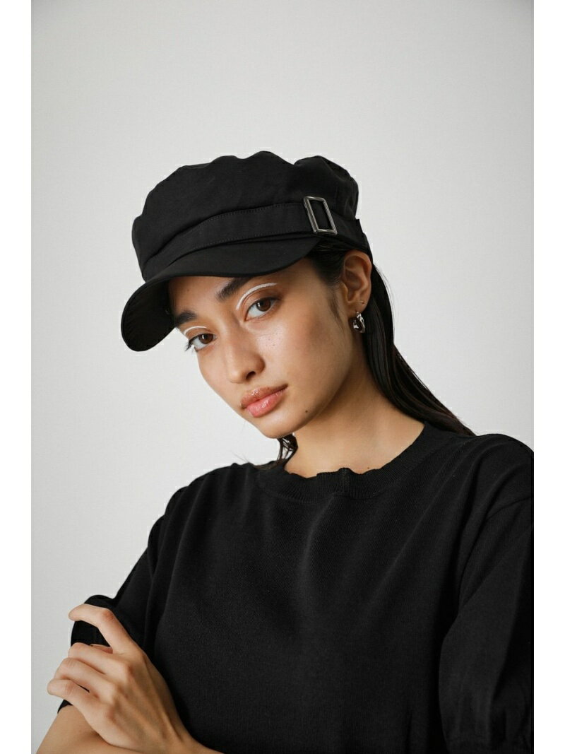 アズールバイマウジー 帽子 レディース 【SALE／60%OFF】BUCKLE TWILL CASQUETTE AZUL BY MOUSSY アズールバイマウジー 帽子 その他の帽子 ブラック ホワイト【RBA_E】[Rakuten Fashion]