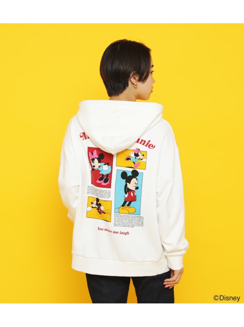 【SALE／40%OFF】(Mickey&Minnie)パーカー RODEO CROWNS WIDE BOWL ロデオクラウンズワイドボウル トップス スウェット・トレーナー ホワイト ブラック グレー【RBA_E】[Rakuten Fashion]のサムネイル