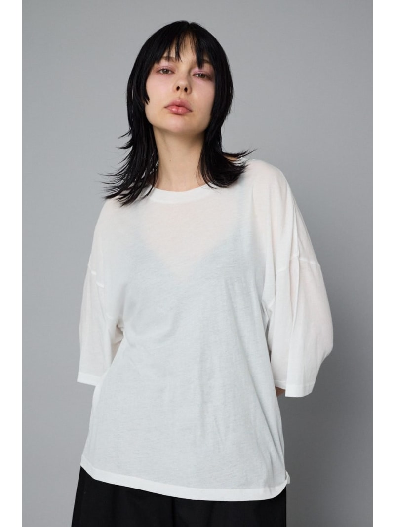樂天商城 - 【SALE／30%OFF】Good times big Tee HeRIN.CYE ヘリンドットサイ トップス カットソー・Tシャツ ブラック ホワイト【RBA_E】【送料無料】[Rakuten Fashion]