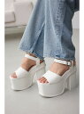 【SALE/30%OFF】プラットフォームサンダル AZUL BY MOUSSY アズールバイマウジー シューズ・靴 サンダル ホワイト ブラック【RBA_E】...