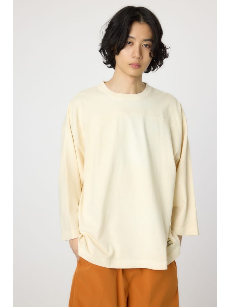 Rakuten - 【SALE／50%OFF】ピグメントフットボール7分袖Tシャツ RODEO CROWNS WIDE BOWL ロデオクラウンズワイドボウル トップス カットソー・Tシャツ ブラウン グレー ピンク【RBA_E】[Rakuten Fashion]