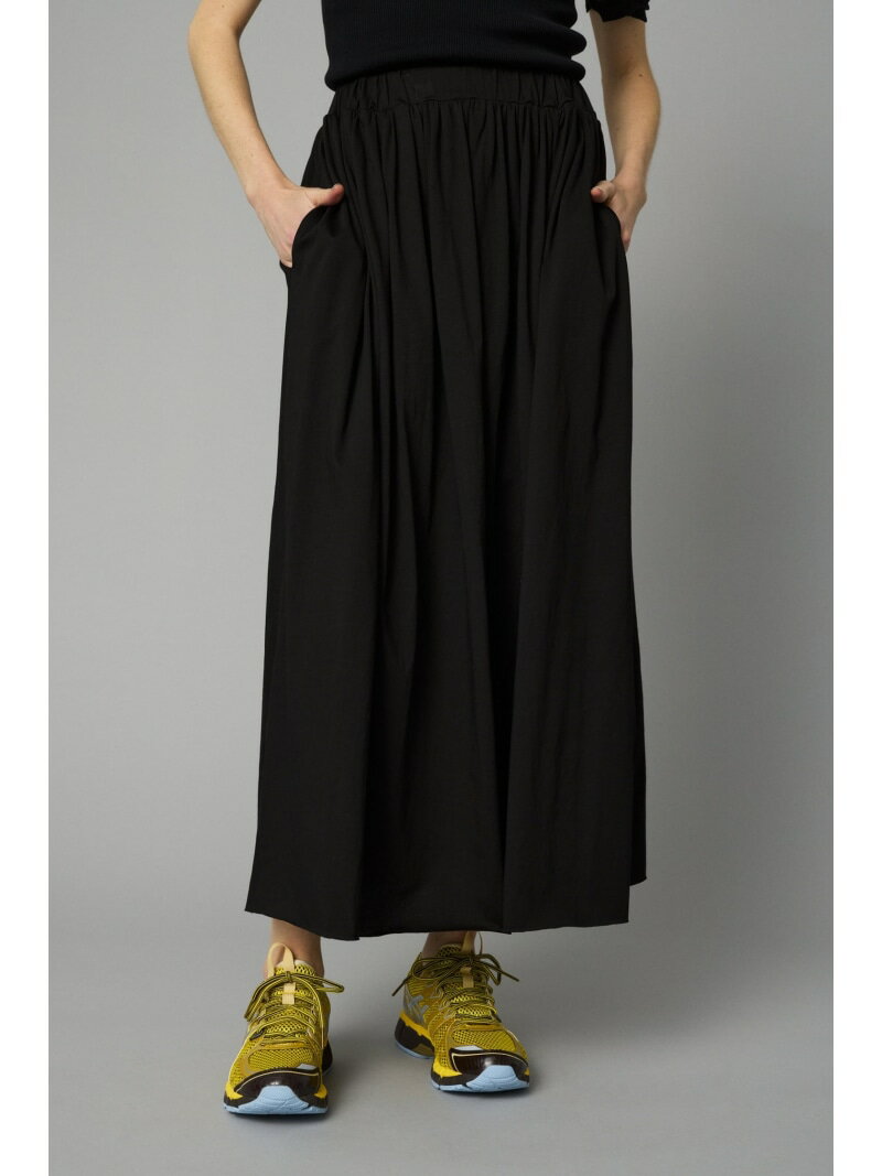 Rakuten - 【SALE／30%OFF】Cut flare skirt HeRIN.CYE ヘリンドットサイ スカート ロング・マキシスカート ブラック【RBA_E】【送料無料】[Rakuten Fashion]