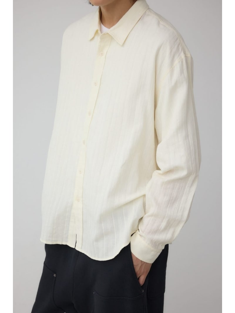 Rakuten - 【SALE／50%OFF】ベーシックレースラインシャツ AZUL BY MOUSSY アズールバイマウジー トップス シャツ・ブラウス ブラック ブラウン ホワイト【RBA_E】[Rakuten Fashion]