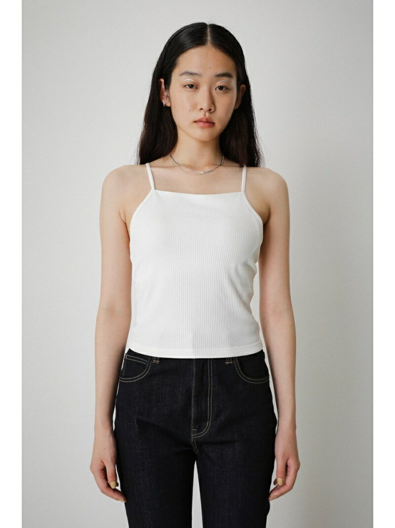 SALE50%OFFBASIC BACK CROSS CAMISOLE AZUL BY MOUSSY Хޥ ȥåץ ٥ȥå ۥ磻 ֥å  RBA_E[Rakuten Fashion]