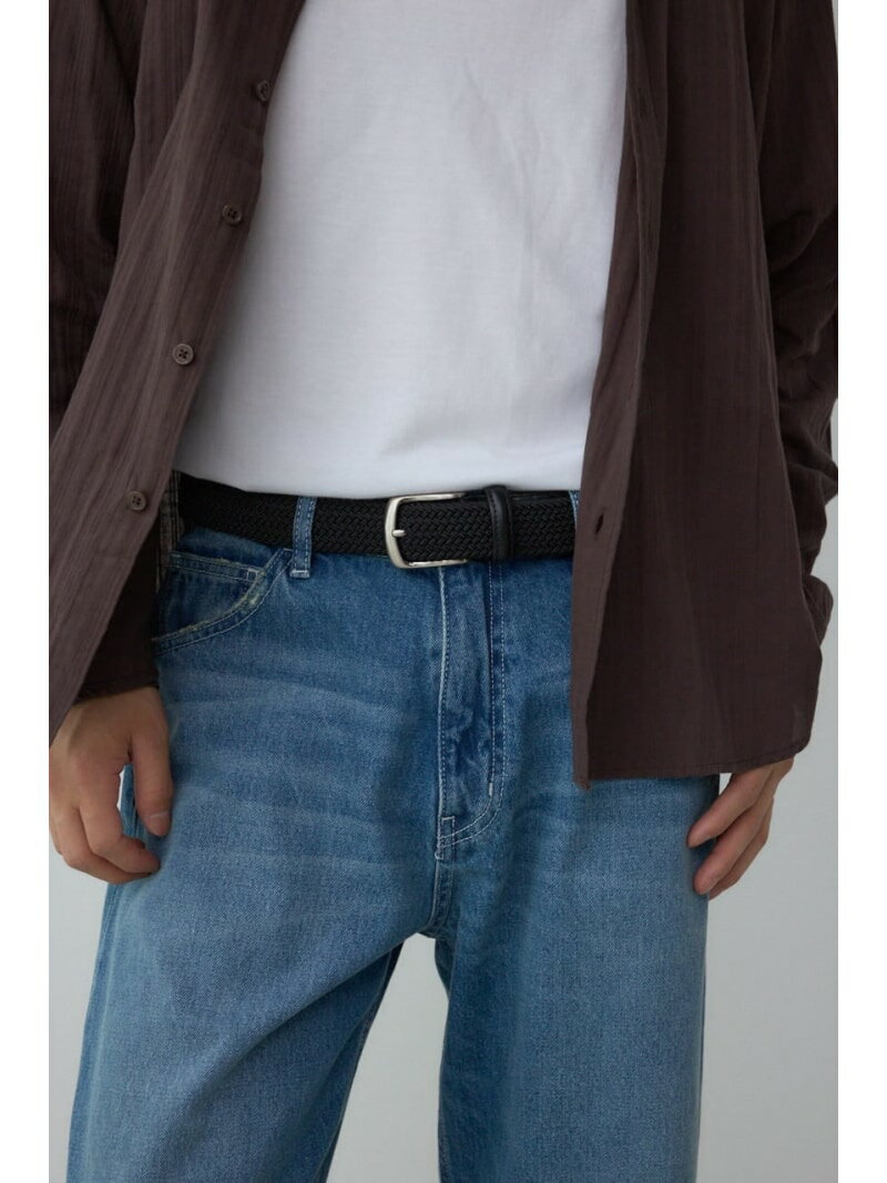 メッシュベルト AZUL BY MOUSSY アズールバイマウジー ファッション雑貨 ベルト ブラック【送料無料】[Rakuten Fashion]