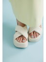 【SALE/12%OFF】ベックイプラットフォームクロスサンダル STACCATO スタッカート シューズ・靴 サンダル ホワイト ブラック【RBA_E】【送料...