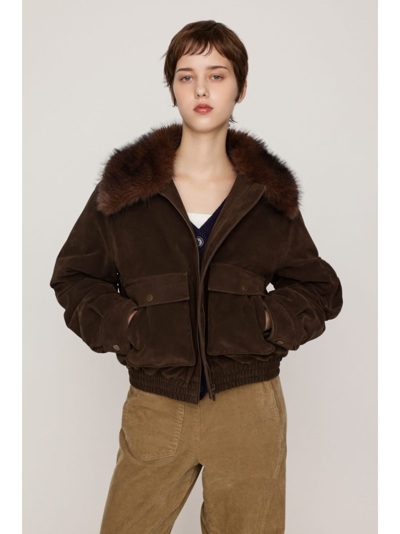 【LIMITED ITEM】WASHED PUFFER SHORT ブルゾン SLY スライ ジャケット・アウター ブルゾン・ジャンパー ブラック レッド ブラウン【送料無料】[Rakuten Fashion]
