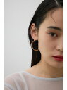 【SALE/20%OFF】ニュアンスシェイプビッグフープピアス AZUL BY MOUSSY アズールバイマウジー アクセサリー・腕時計 その他のアクセサリー・...