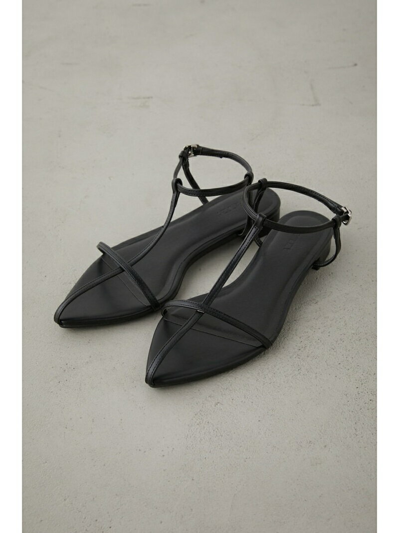 T-STRAP POINTED TOE SANDALS AZUL BY MOUSSY AY[oC}EW[ V[YEC T_ ubN O[yz[Rakuten Fashion]