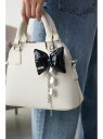 【SALE/20%OFF】パフィーリボンバッグチャーム AZUL BY MOUSSY アズールバイマウジー ファッション雑貨 その他のファッション雑貨 ブラック...
