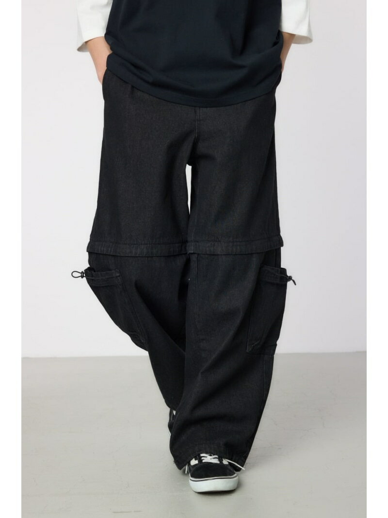 【SALE／20%OFF】コンバーチブルデニムパンツ RODEO CROWNS WIDE BOWL ロデオクラウンズワイドボウル ..