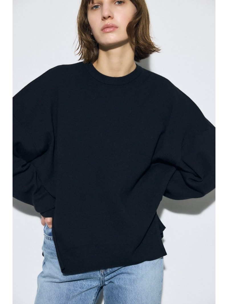 Rakuten - 【SALE／40%OFF】裾スリットニュアンスニットトップス AZUL BY MOUSSY アズールバイマウジー トップス ニット ブラウン ブラック【RBA_E】[Rakuten Fashion]