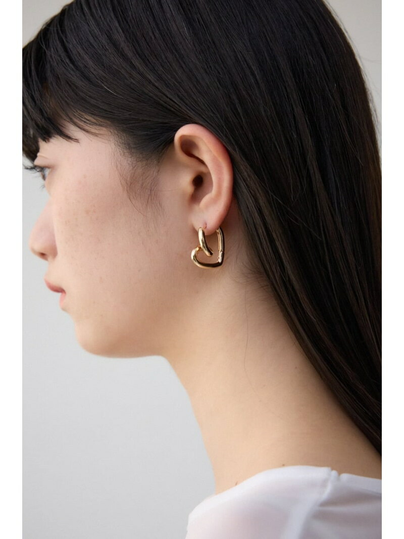 【SALE／20%OFF】ニュアンスハートフープピアス AZUL BY MOUSSY アズールバイマウジー アクセサリー・腕時計 その他のアクセサリー・腕時計【RBA_E】[Rakuten Fashion] 3