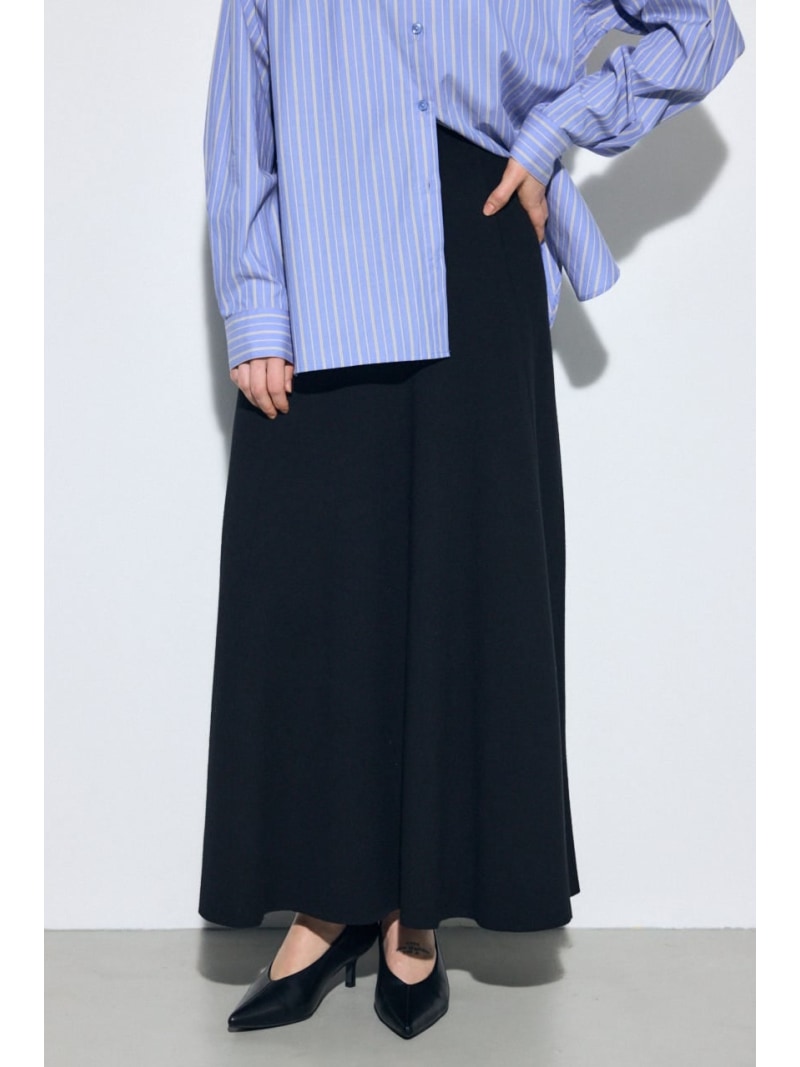 Rakuten - 【SALE／40%OFF】フレアニットロングスカート AZUL BY MOUSSY アズールバイマウジー スカート ロング・マキシスカート ブラウン ブラック【RBA_E】[Rakuten Fashion]