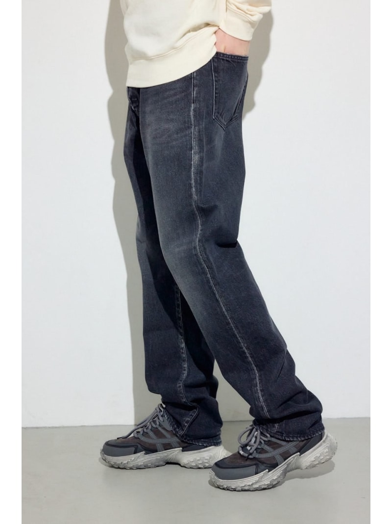 Rakuten - AZUL DENIM ルーズストレート AZUL BY MOUSSY アズールバイマウジー パンツ ジーンズ・デニムパンツ ブラック【送料無料】[Rakuten Fashion]