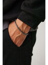 ベネチアンチェーンブレスレット AZUL BY MOUSSY アズールバイマウジー アクセサリー・腕時計 ブレスレット・バングル ブラック ゴールド[Rakuten Fashion]